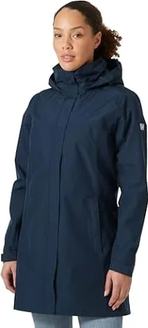 Helly Hansen Femme Manteau long W Aden, Bleu Marine, 2XL