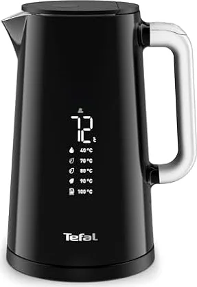 Tefal - Bouilloire Smart'n Light Noire - Écran digital - 1,7 L