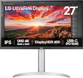 LG Ultrafine | Moniteur Graphisme IPS 27" 4K UHD | 400cd/m² USB-C (PD 96W)