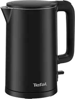Tefal - Bouilloire Thermo Protect Parois Froides - 1,5 L - Inox - Noir