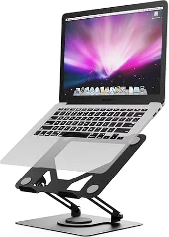GRIFEMA Support Ordinateur Portable Rotatif 360°, Support PC Portable