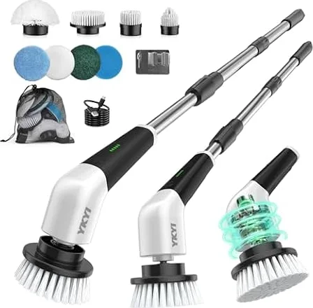 YKYI Brosse Électrique Nettoyage Rotative, 8 Têtes, IPX7, sans Fil