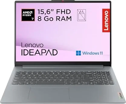 Lenovo IdeaPad Slim 3 | Laptop | R7 | 16Go | 512Go | Chargeur Non Inclus