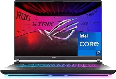 ASUS ROG Strix G16 (2025) Ordinateur Portable de Jeu, écran 16" FHD+ 16:10 165Hz/3ms, NVIDIA® GeForce RTX™ 5060 pour Ordinateur Portable, processeur Intel® Core™ i7 14650HX, 16 Go DDR5, SSD de 1 to