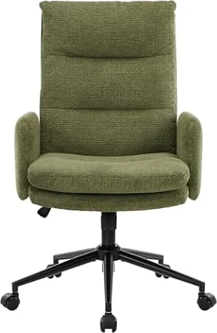 IWMH Chaise de Bureau, Fauteuil de Bureau avec Accoudoirs et roulettes