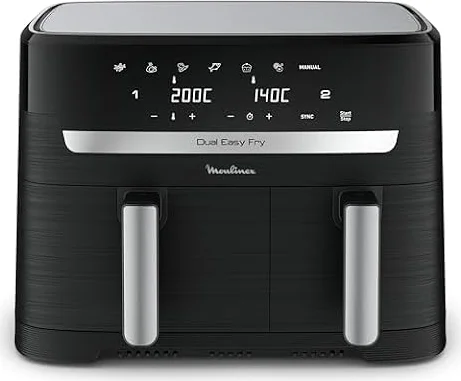 Moulinex - Easy Fry Dual air fryer - 7 programmes - 8,3L - Noir