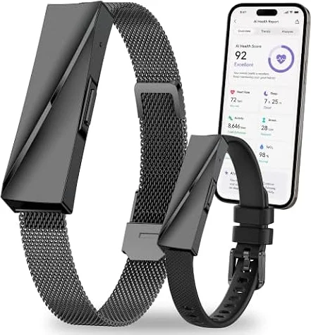 Moikmlih Fitness Tracker​, IP68 Bracelet Santé Connectée Femme Homme