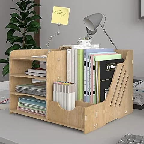 PUNCIA Organisateur de Bureau Multifonctionel Boîte de Rangement Bureau