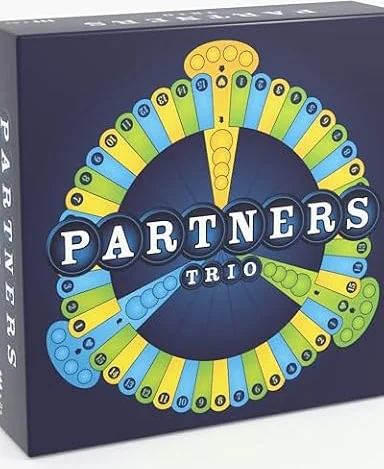 Partners Jeu de société pour adultes et enfants à partir de 8 ans - Jeu de société amusant pour 3 joueurs - Jeu de stratégie facile à apprendre pour toute la famille