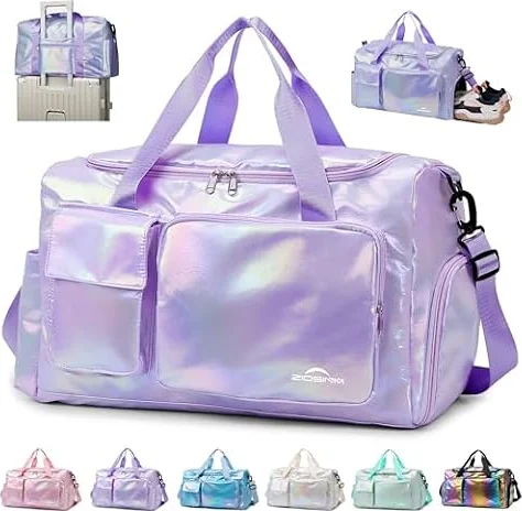 ZIOSINM Sac de Sport Femme, Sac de Voyage Femme Imperméable