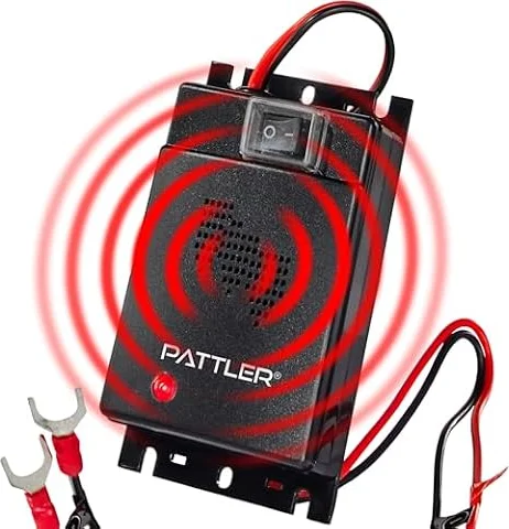PATTLER Boîtier Anti Martre Voiture - Répulsif Ultrason Anti Fouine Voiture - Protection Efficace du Compartiment Moteur Installation Simple et Rapide Connexion 12V - 1 Unité