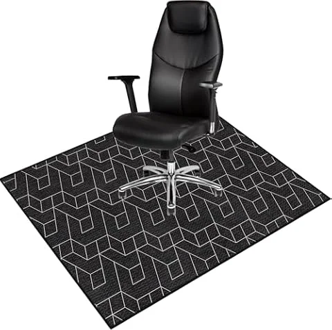 Lurowo Tapis Chaise de Bureau Antidérapant pour Sols Durs, Protection 90 * 120cm, Facile à Nettoyer